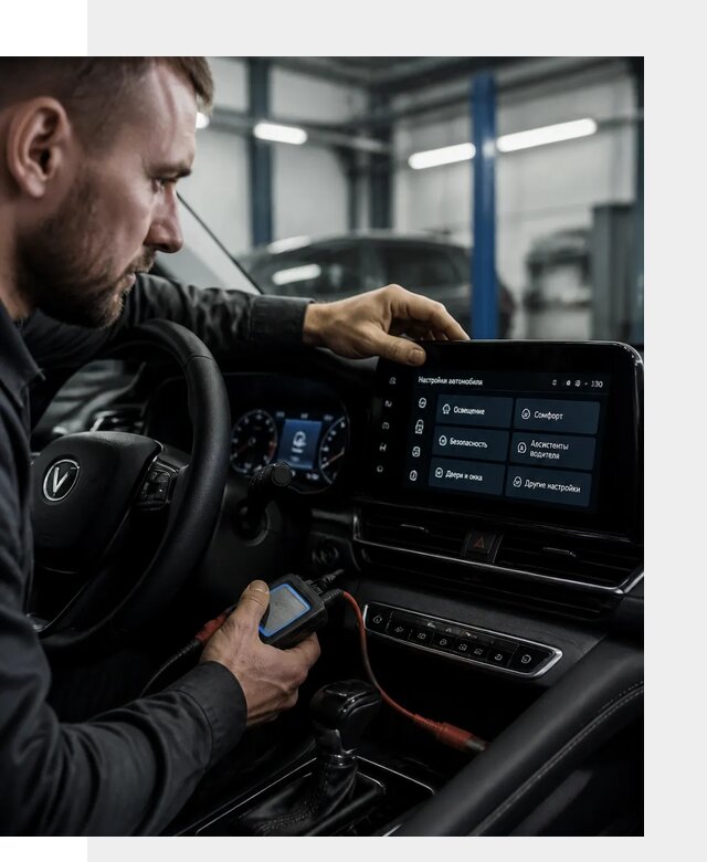 Русификация Changan CS55 и мультимедиа под ключ в Краснодаре