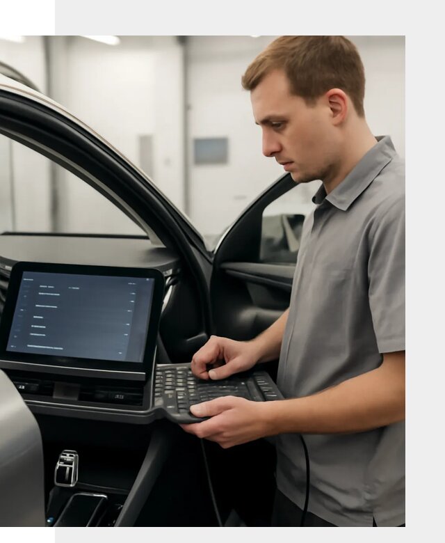 Русификация мультимедиа автомобилей Lynk Co в Краснодаре