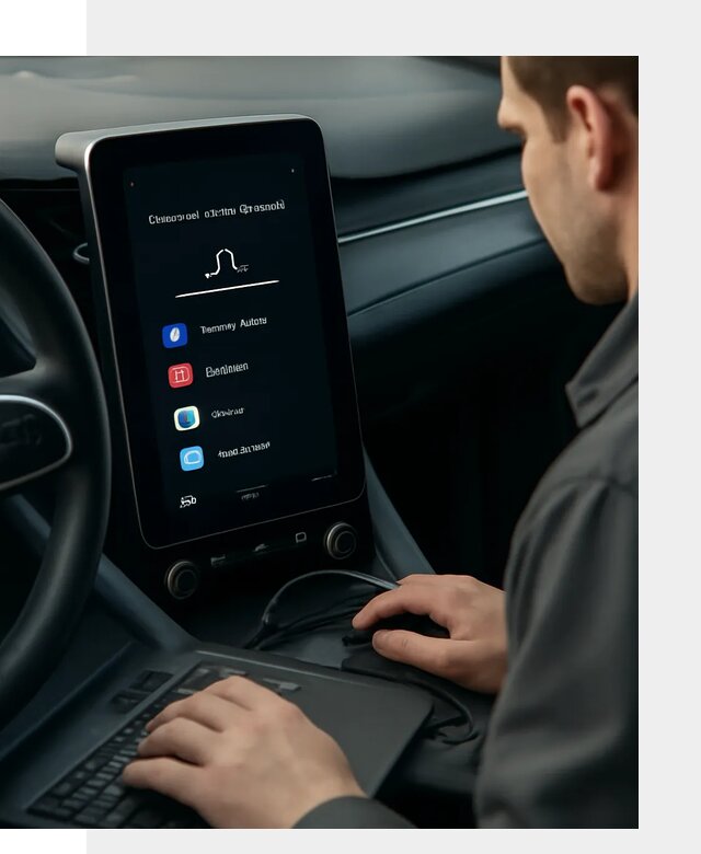 Установка приложений Lynk Co на автомобиль в Краснодаре